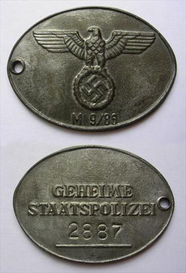 odznaki II wojna Światowa - Identyfikator Tajnej_Policji.jpg