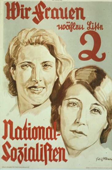 pocztówki Nazi - Nazi Poster - Women Want National Socialism.jpg
