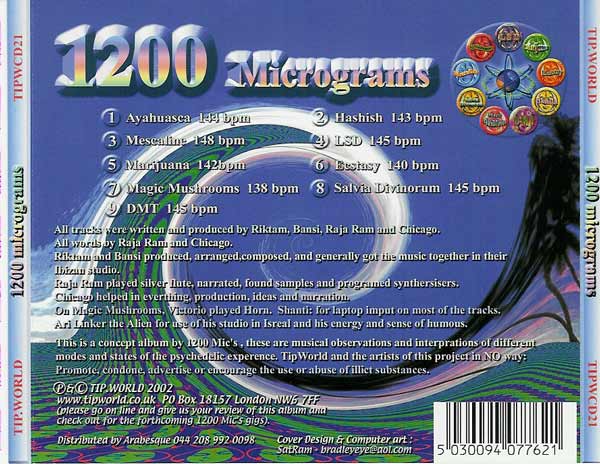2002 - 1200 Micro... - 00-1200_Micrograms_-_1200_Micrograms-320-TIPWCD021-Back-2002-ZAiK_iNT.jpg