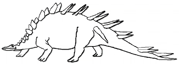 dinozaury - 1-kentrosaurus1.GIF