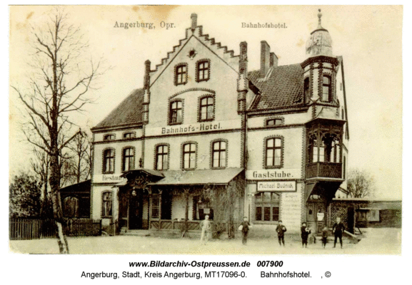 Archiwalne  z przed wojny zdjęcia z warmi i mazur - ANGERBURG.bmp
