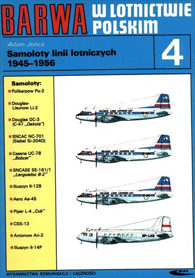 Lotnictwo - barwa - BwLP-04-Jońca A.-Samoloty linii lotniczych 1945-1956.jpg