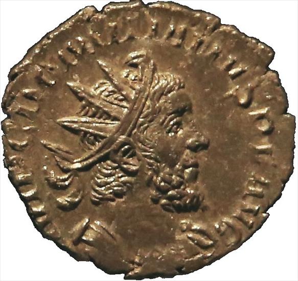 Rzym starożytny - uzurpatorzy samozwańcy - obrazy - 5-18. Domitianus Cesarz rzymski panował jedynie w Galjii.JPG