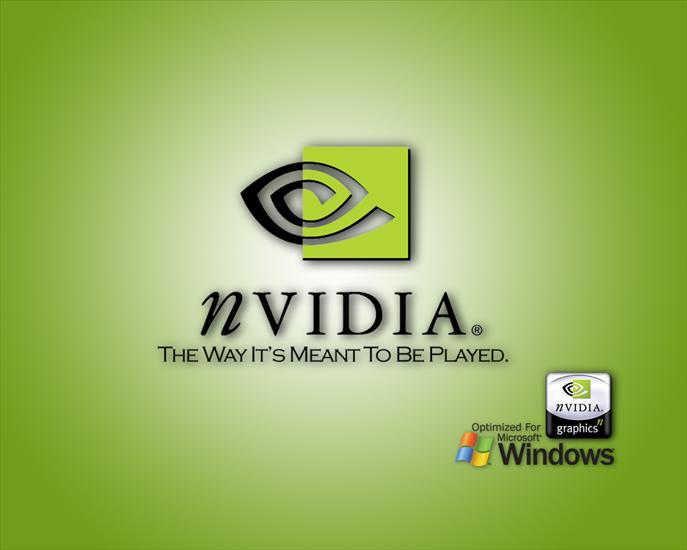 Tapety XP cz1 - NvidiaGreen.jpg