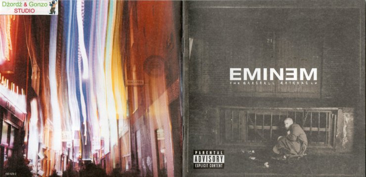Eminem - The Marshall Mathers LP 2000 - Okładka przód.jpg