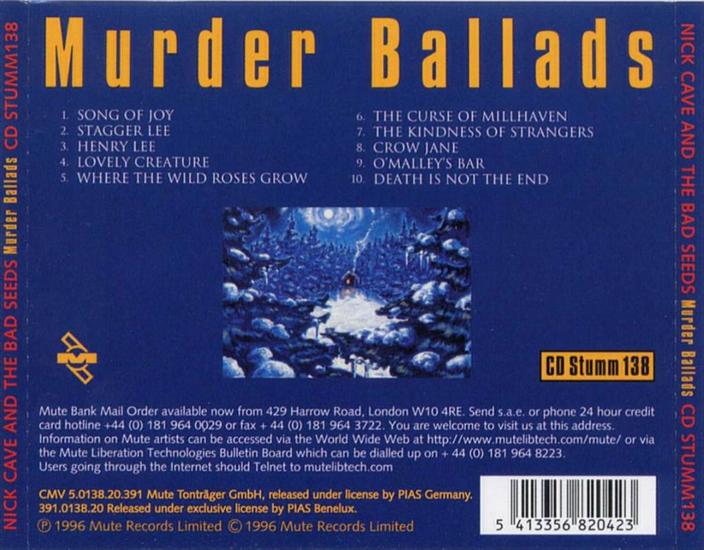 Nick Cave and The Bad Seeds - Murder Ballads 2006 - back.jpg