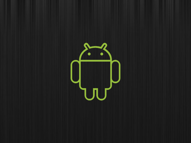 Android tapety - minimalist-green-android.jpg