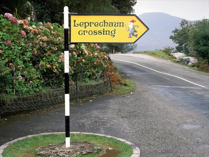 Irlandia - Leprechaun Crossing , County Kerry, Ireland.jpg