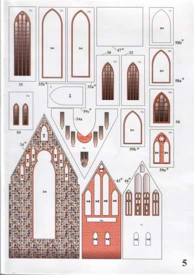 Modelik 2000-03 -  Kościół gotycki w Gryfinie XIIIw - 101.jpg