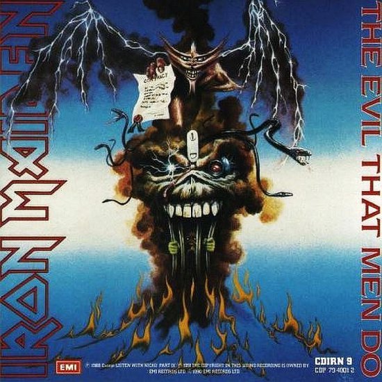 Iron Maiden - Discography - Iron Maiden - 1988 The Evil That Men Do Single -Front.jpg