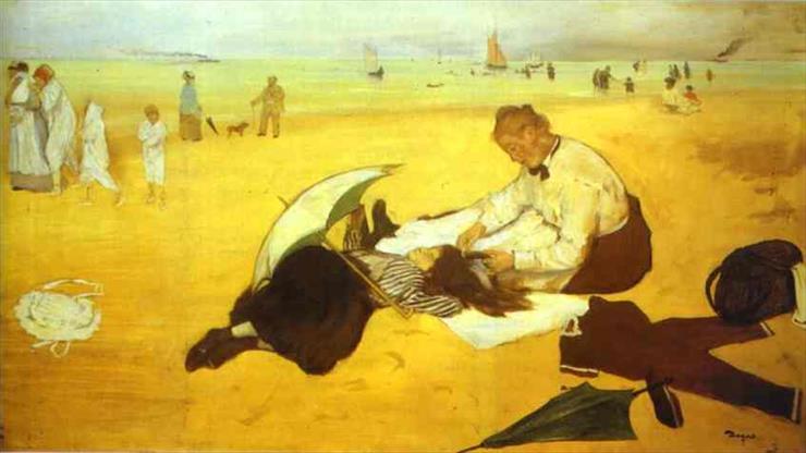 edgar degas - Edgar Degas - At the Beach.JPG