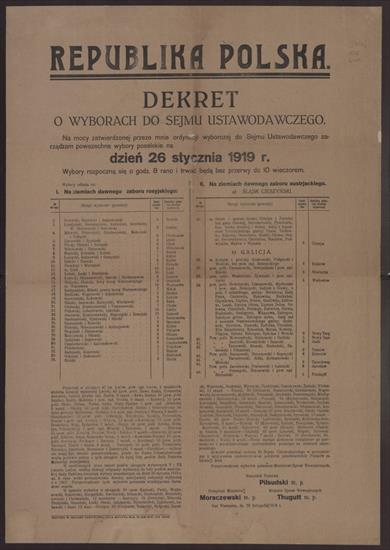Odezwy rozporządzenia - Dekret o wyborach do Sejmu Ustawodawczego 1918.jpg