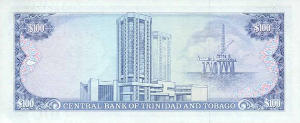 Trinidad  Tobago - TrinidadTobagoP40d-100Dollars-1985-donatedsb_b.jpg