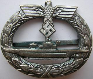 odznaki II wojna Światowa - Niemiecka_odznaka_U-bot_srebro.jpg