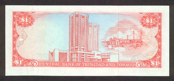 Trinidad  Tobago - TrinidadTobagoP36a-1Dollar-1985-donatedth_b.jpg
