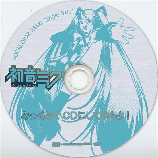VOCALOID2 MAXI Single Vol. 1 CD - .jpg