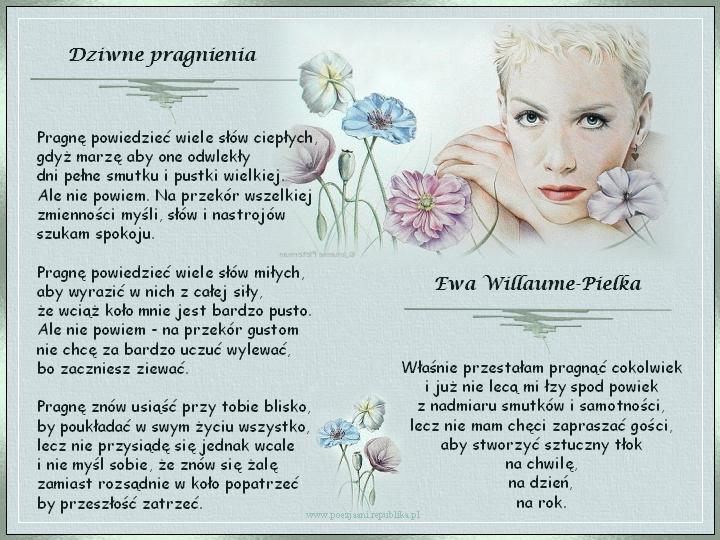 Ewa Willaume-Pielka - Dziwne pragnienia - Ewa Willaume-Pielka.jpg