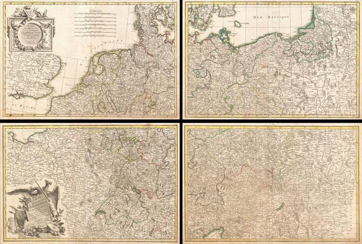 Stare Mapy Polski - Rizzi - Zannoni Map of the German Empire and Polan...land - Geographicus - GermanEmpire - zannoni 1775r.jpg