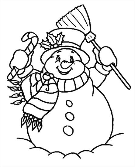 kolorowanki zima - coloriage-noel-bonhomme-joie_gif.gif