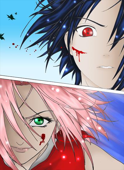 Sasuke i Sakura - Sakura vs Sasuke.jpg