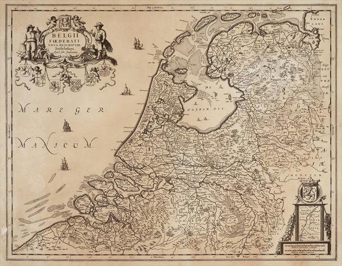 Stare mapy - Old Maps - 2 - Belgii Foederatii Nova Descriptio - Amstelodami - Apud Joh Janssonium 1658.jpg