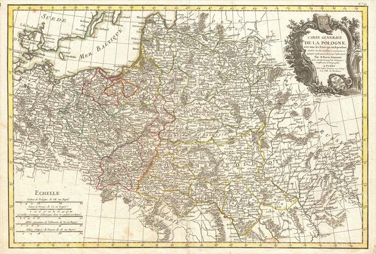 Mapy Polski z różnych okresów - 1771_Zannoni_Map_of_Poland_and_Lithuania_-_Geographicus.jpg