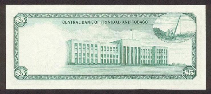 Trinidad  Tobago - TrinidadTobagoP31a-5Dollars-L19641977-donatedth_b.jpg
