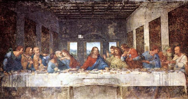 1. 1452 - 1519, Leonardo da Vinci - L. da Vinci, 1495-98, Ostatnia wieczerza.jpg