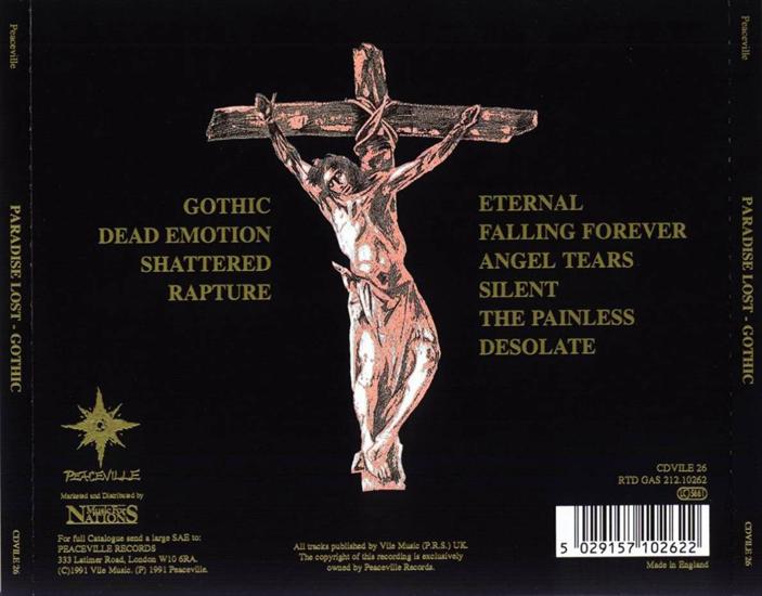 1991 Gothic - Paradise Lost - Gothic Back.jpg
