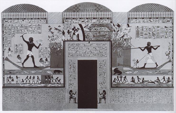   SZTUKA - 034. Mural of the Tomb of Khumhotep, Egypt 1900 b.C..jpg