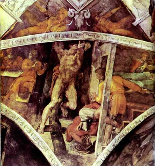 Michał Anioł - Michelangelo - The Punishment of Haman.JPG