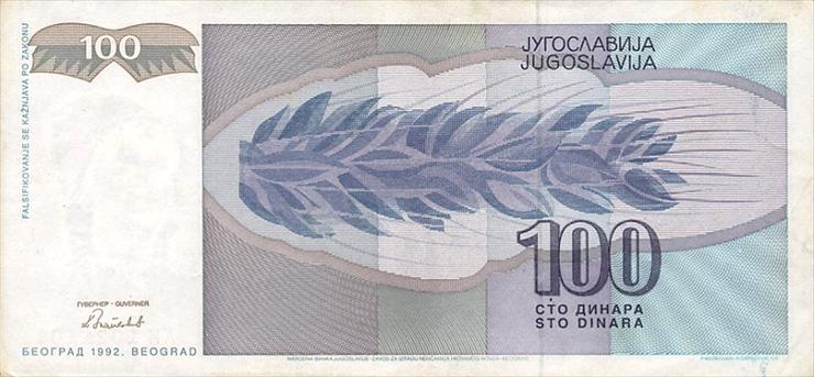 SERBIA - 1992 - 100 dinarów b.jpg