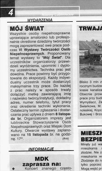 Wystawa 2004 - 01 Informacja w Nowinach Lublinieckich 15 10 04.jpg