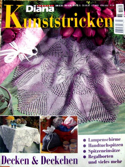 Czasopisma zagraniczne druty - Diana Kunststricken D 1185.jpg