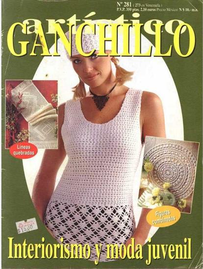 Szydełko - czasopisma - Wenezuela - Ganchillo Artistico Nr 281.jpg