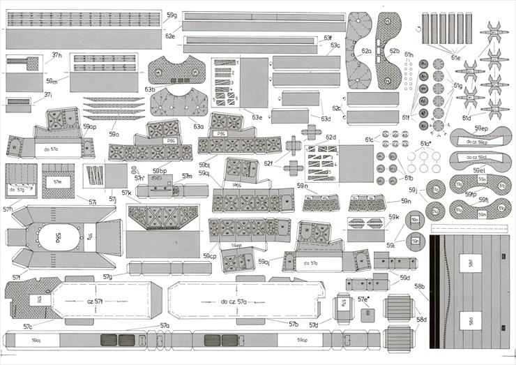 FM 089 - IJN Nagato japoński pancernik typu Nagato z II wojny światowej A3 - 26.jpg