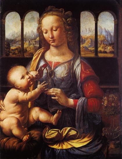 Leonardo Da Vinci - leonardo da vinci - madonna with.jpg