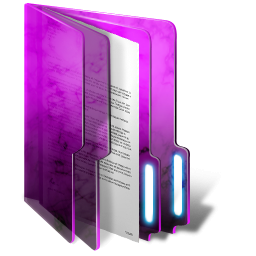 Paczki ikon - Violet TM W7 Full Folder Data.ico