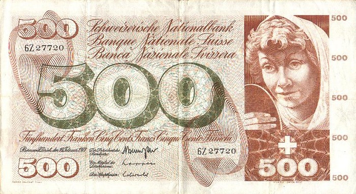 SZWAJCARIA - 1971 - 500 franków a.jpg