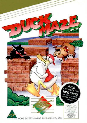 NES Box Art - Complete - Duck Maze Australia Unl.png