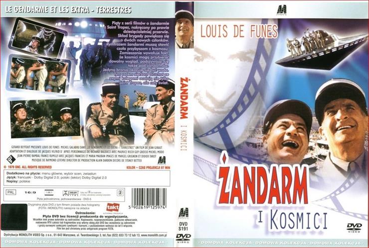 OKLADKI DVD - FILM ZAGRANICZNY - Żandarm i kosmici.jpg