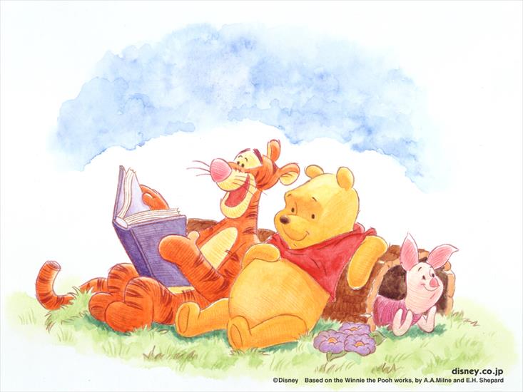 obrazki dla dzieci - Wallcate.com - Wallpapers Winnie the Pooh - Cartoon 2.jpg