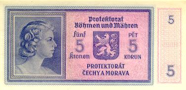 CZECHOSŁOWACJA - 1940 - 5 koron b.jpg